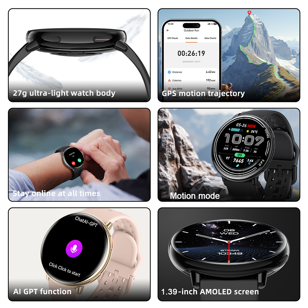 New hot GPS smartwatch 1.43 AM - Smartwatch Watches Gift For Women 리뷰 및 가격