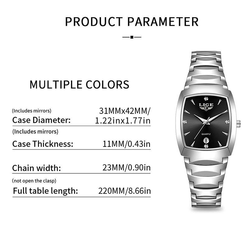 LIGE Watch women Business Luxu - Ladies Fashion Watch 리뷰 및 가격