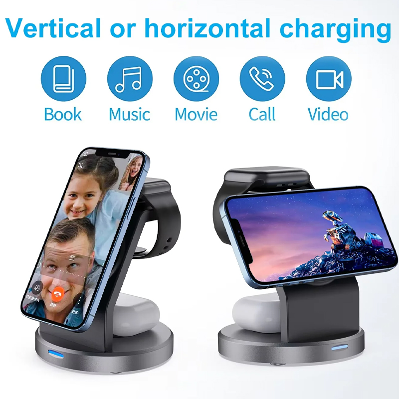3 In 1 Wireless Charger Stand  - Iwatch Smartwatch 리뷰 및 가격