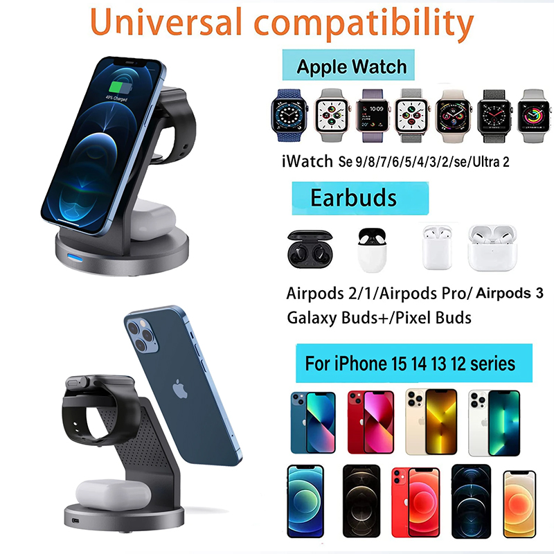 3 In 1 Wireless Charger Stand  - Iwatch Smartwatch 리뷰 및 가격