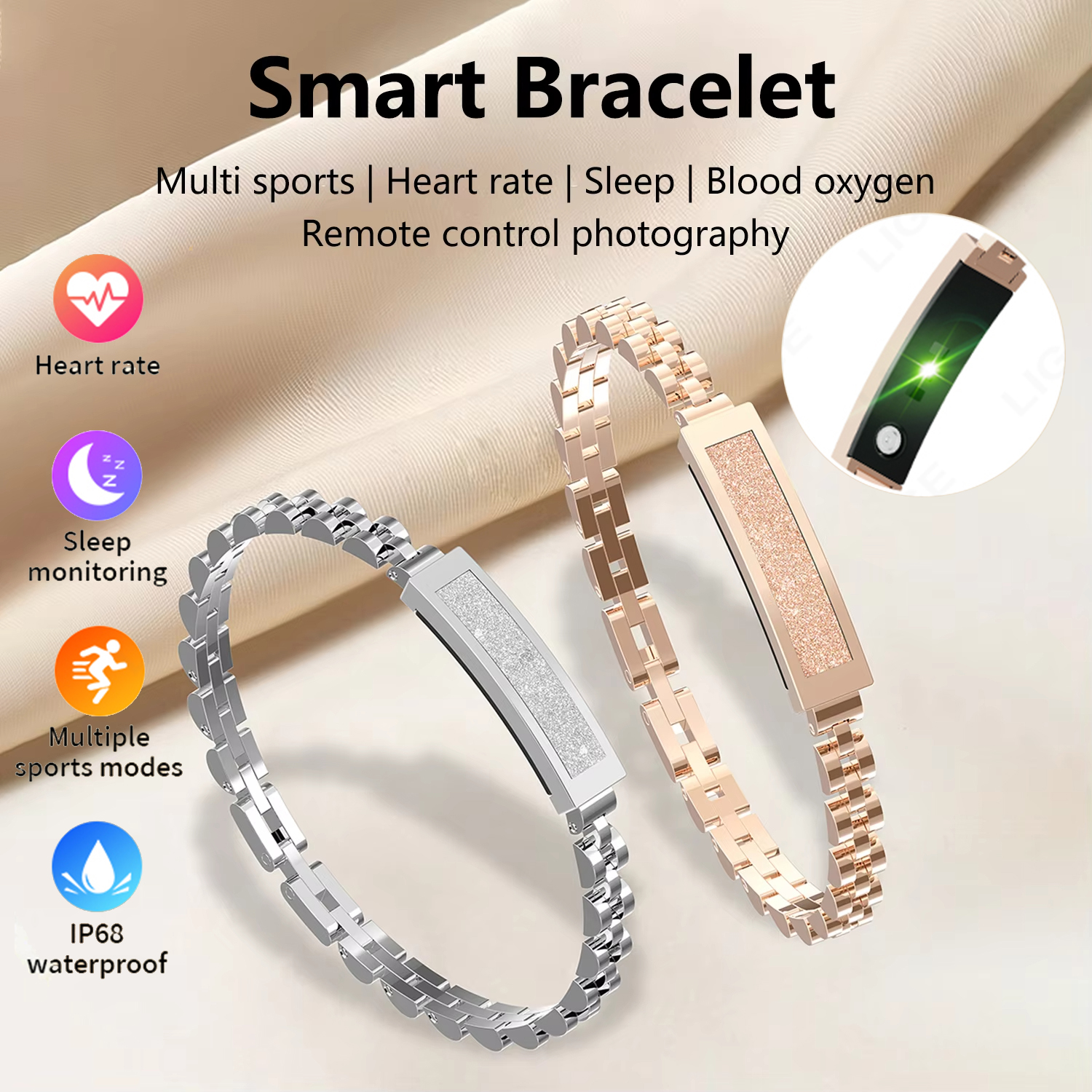 Fashion Couple Chain Smart Bra - Couple Watches Smartwatch 리뷰 및 가격