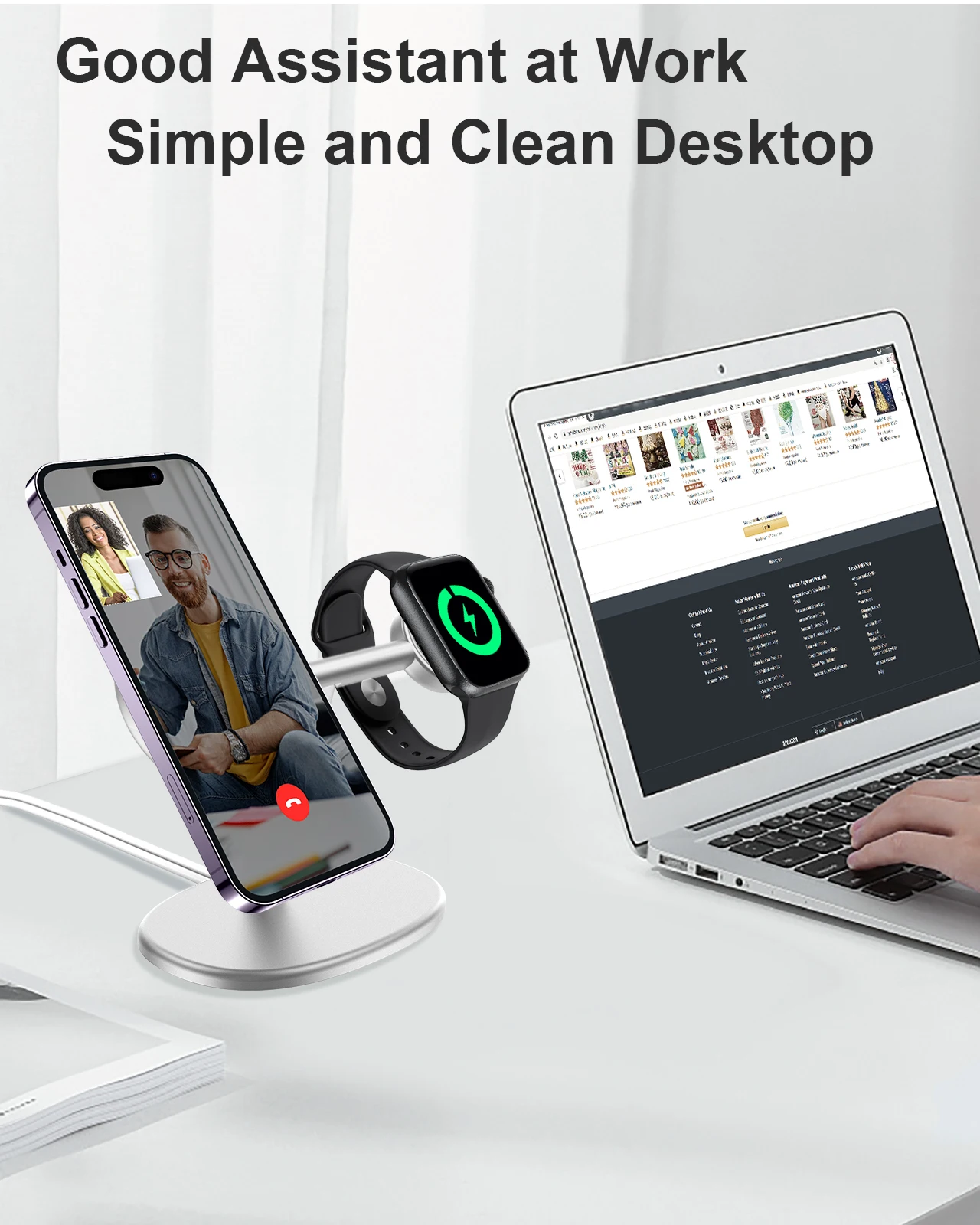 EWA 2-in-1 Desktop Phone Stand - Watch S 리뷰 및 가격