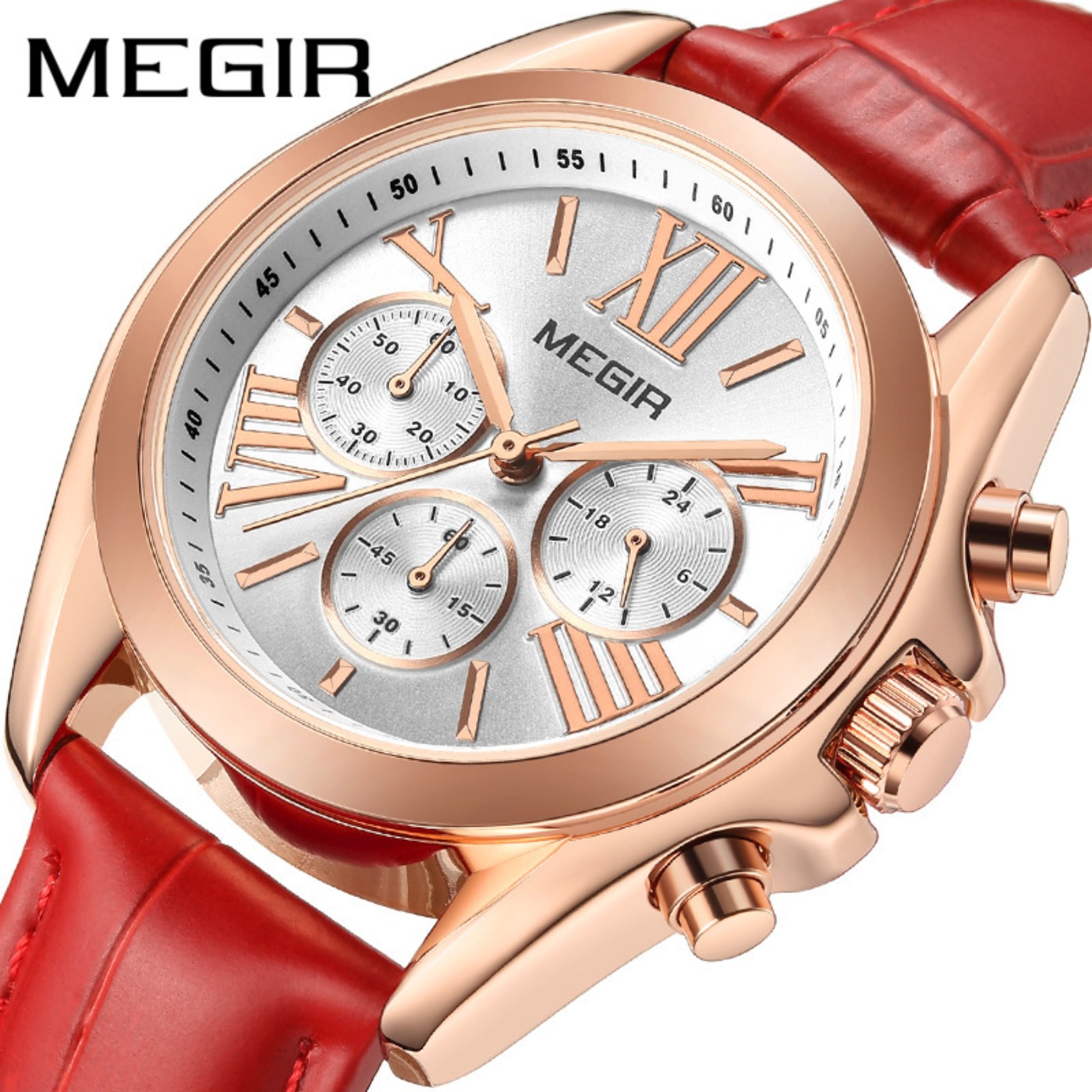 MEGIR New Luxury Leather Watch - Ladies Fashion Watch 리뷰 및 가격