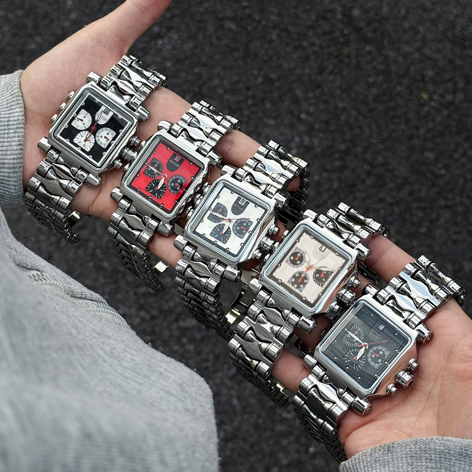 New Square Quartz Watch with L - Smartwatch Square Watches For Men 리뷰 및 가격