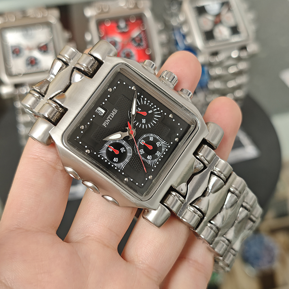 New Square Quartz Watch with L - Smartwatch Square Watches For Men 리뷰 및 가격
