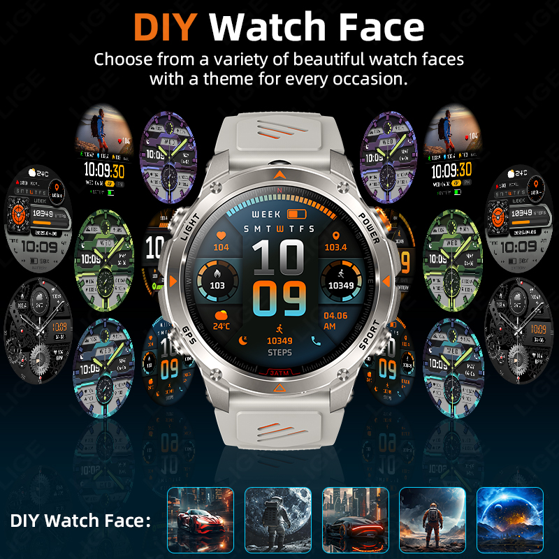 LIGE Rugged GPS Track Smart Wa - Watch Smartwatch 리뷰 및 가격
