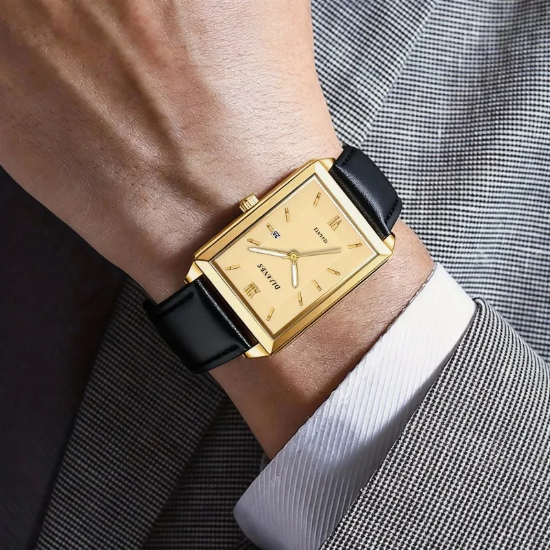 Casual Leather Men's Watches F - Smartwatch Square Watches For Men 리뷰 및 가격