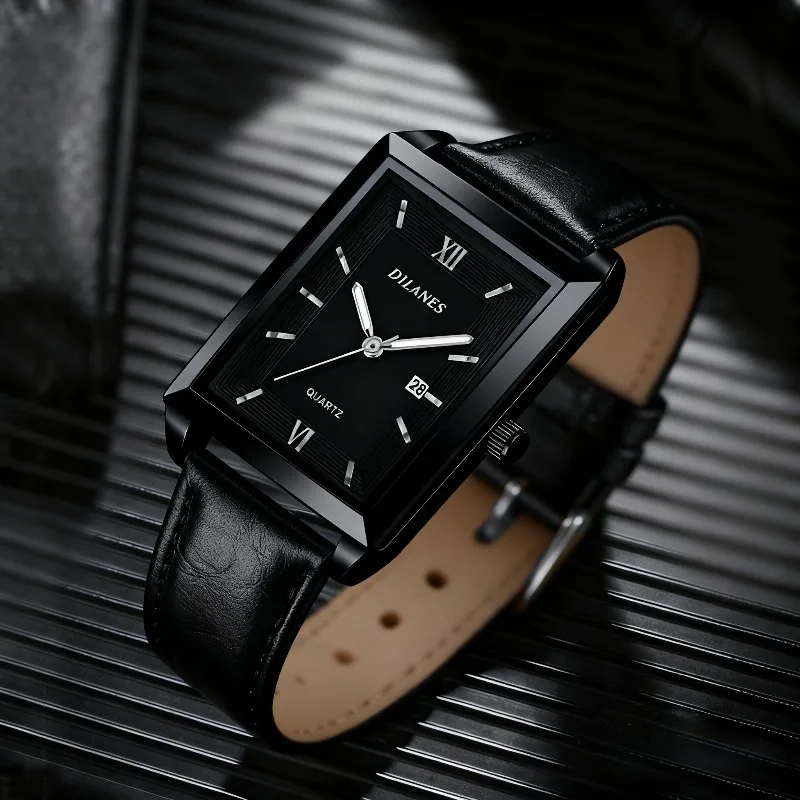 Casual Leather Men's Watches F - Smartwatch Square Watches For Men 리뷰 및 가격