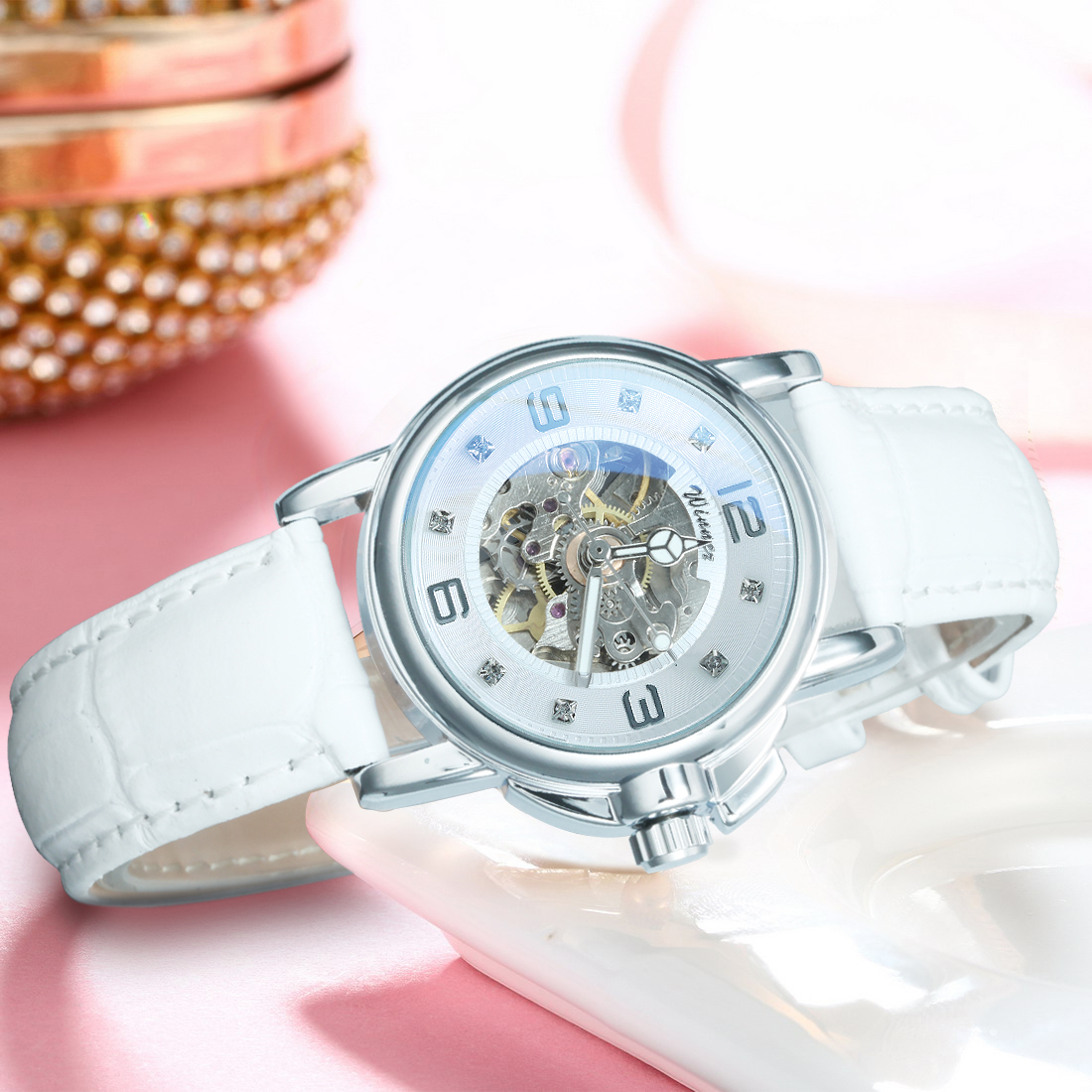 WINNER Elegant Skeleton Mechan - Skeleton Mechanical Watch 리뷰 및 가격