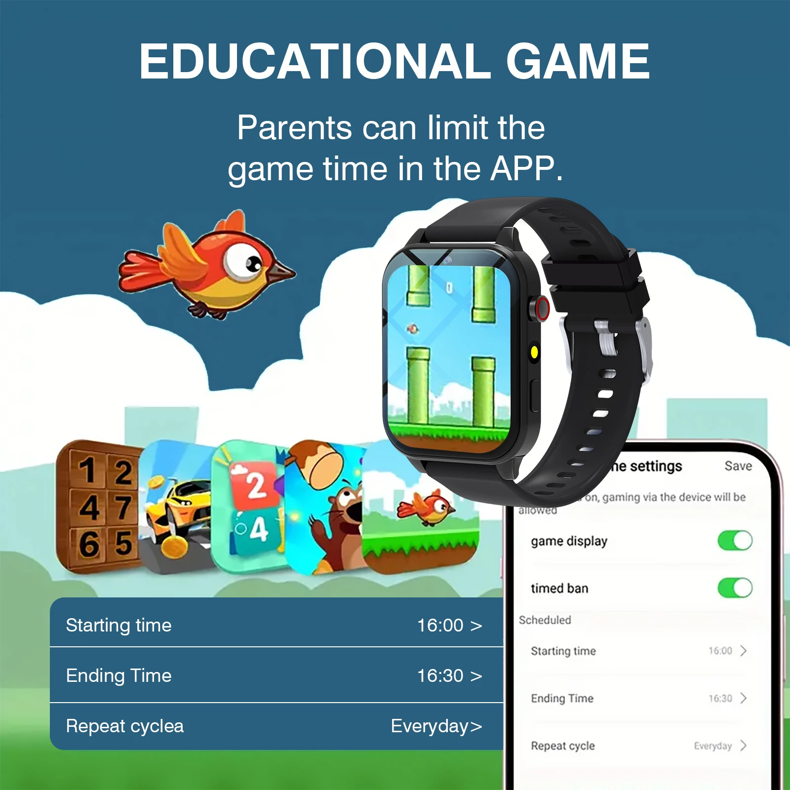Kids′s Smart Watch 18 Games Ca - Smartwatch Watches Gift For Boys 리뷰 및 가격