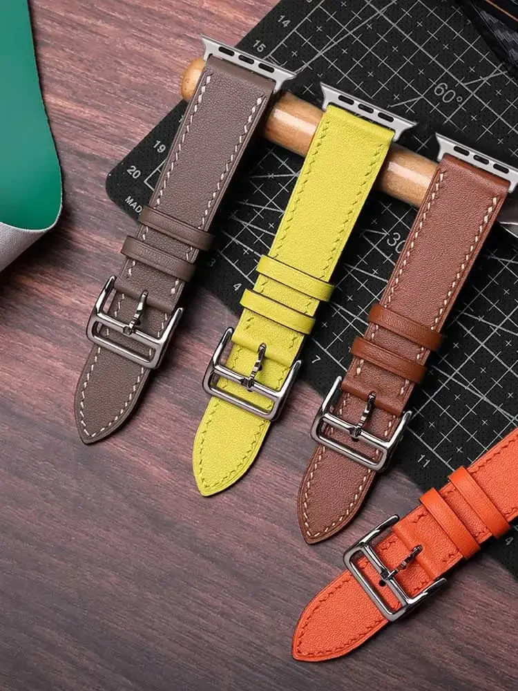 Leather Watch band for Apple W - Smartwatch Apple Watches For Men 리뷰 및 가격