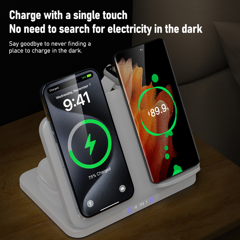4 in 1 Dual Phone Wireless Cha - Smartwatch Apple Watch 리뷰 및 가격