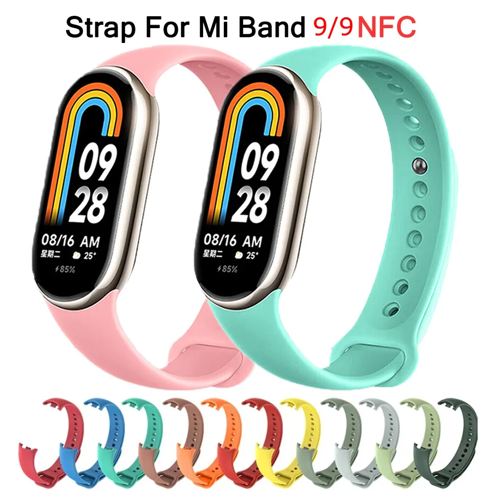 Strap for Xiaomi Mi Band 9/9 N - Silicone Sport Band 리뷰 및 가격