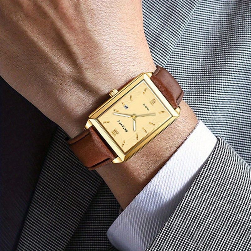 Casual Leather Men Watches Sim - Smartwatch Square Watches For Men 리뷰 및 가격