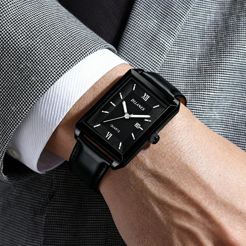 Casual Leather Men Watches Sim - Smartwatch Square Watches For Men 리뷰 및 가격