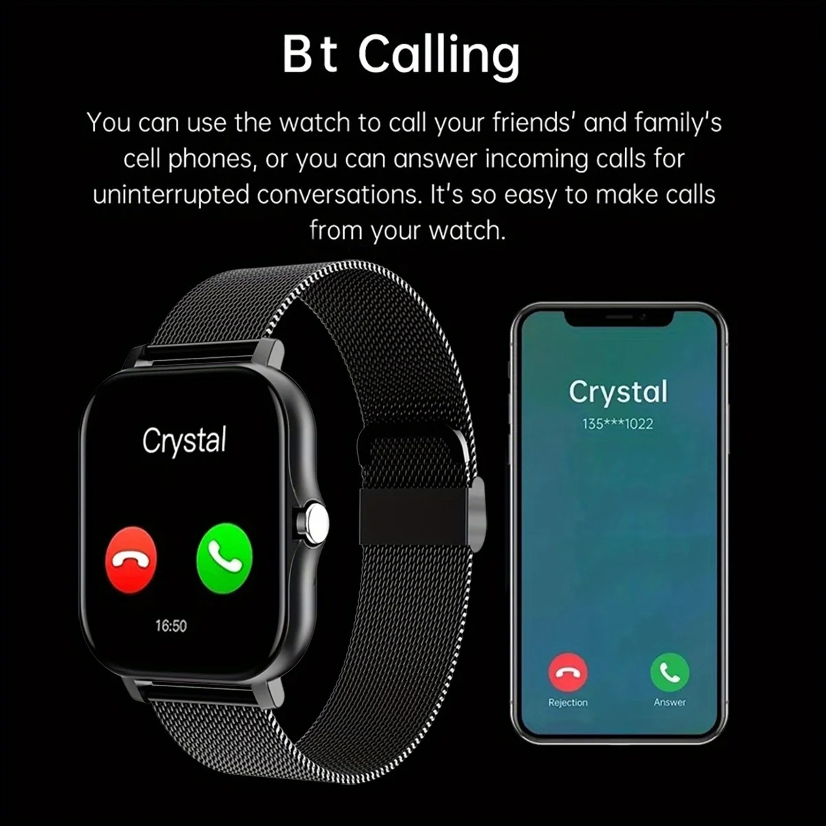 Smart Watch For Android IOS Wa - Smartwatch Watches Gift For Women 리뷰 및 가격