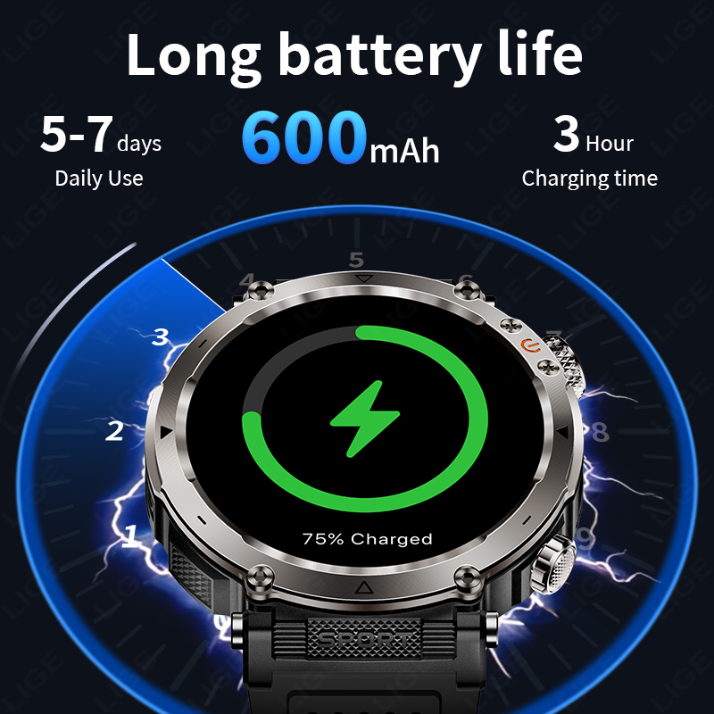 New Military Outdoor Smartwatc - Smartwatch Military Watches For Men 리뷰 및 가격