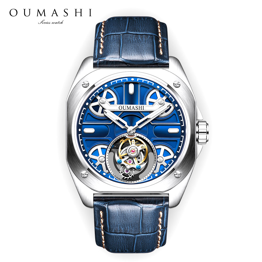 41mm Luxury men's watch Tourbi - Skeleton Mechanical Watch 리뷰 및 가격