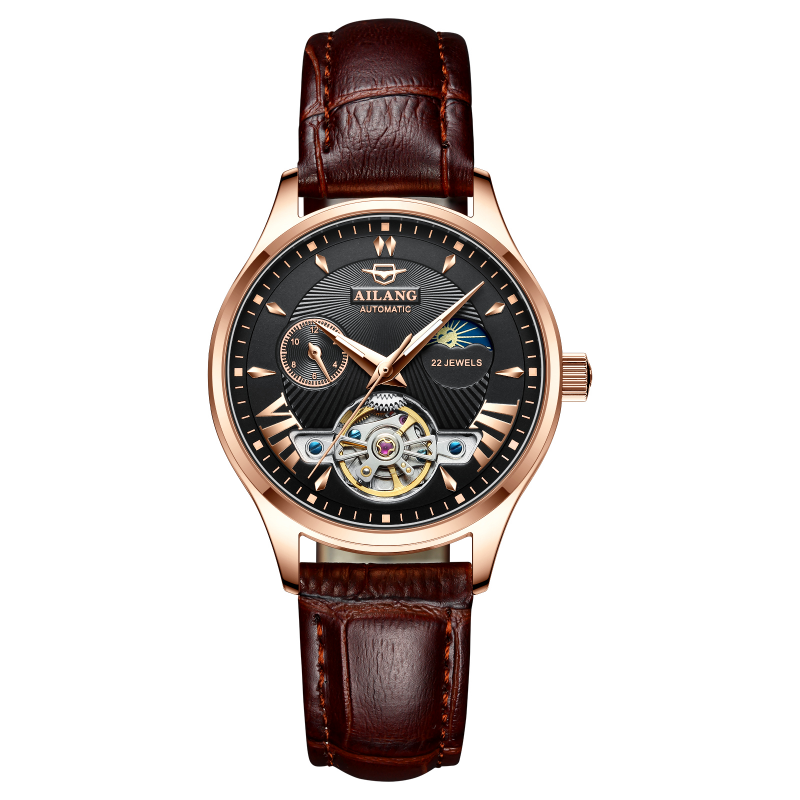 Hot Selling Moon Phase Automat - Skeleton Mechanical Watch 리뷰 및 가격
