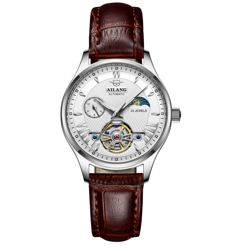 Hot Selling Moon Phase Automat - Skeleton Mechanical Watch 리뷰 및 가격