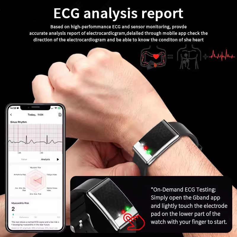 Men's ECG Health Smart Watch B - Smartwatch Watches Gift For Women 리뷰 및 가격