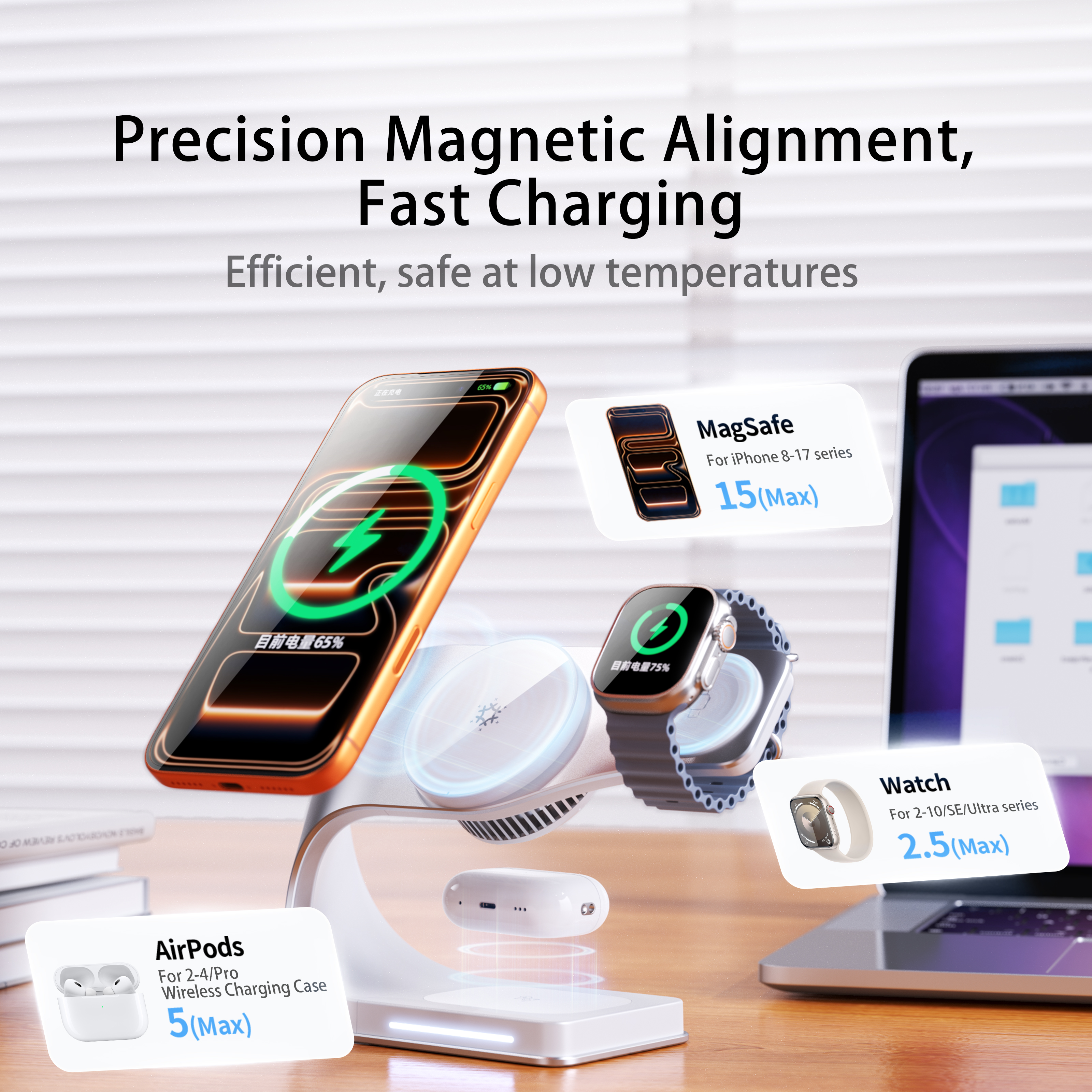 4 in 1 Wireless Heat Dissipati - Smartwatch Apple Watch 리뷰 및 가격