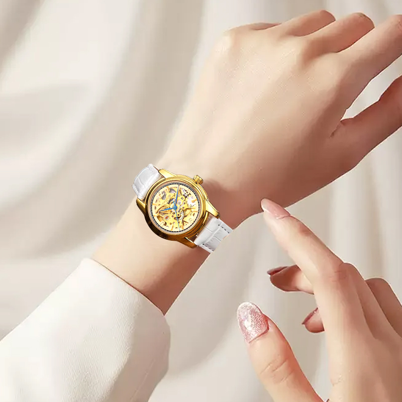 Women automatic watch fashion  - Skeleton Mechanical Watch 리뷰 및 가격