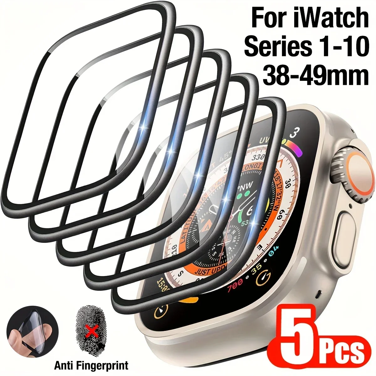 1-5pcs Anti-scratch Film For A - Iwatch Smartwatch 리뷰 및 가격