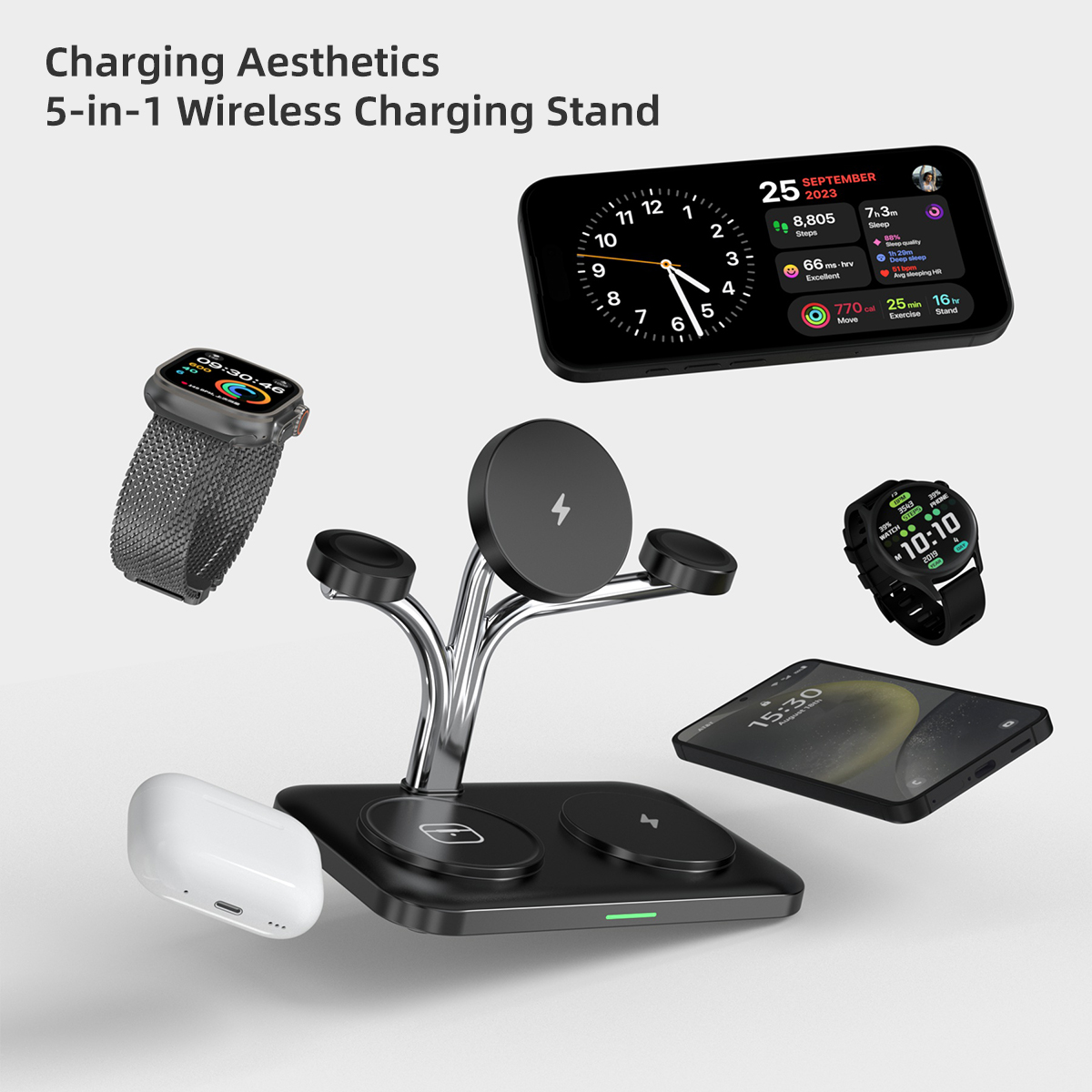 5 IN 1 Magnetic Wireless Charg - Smartwatch Apple Watch 리뷰 및 가격
