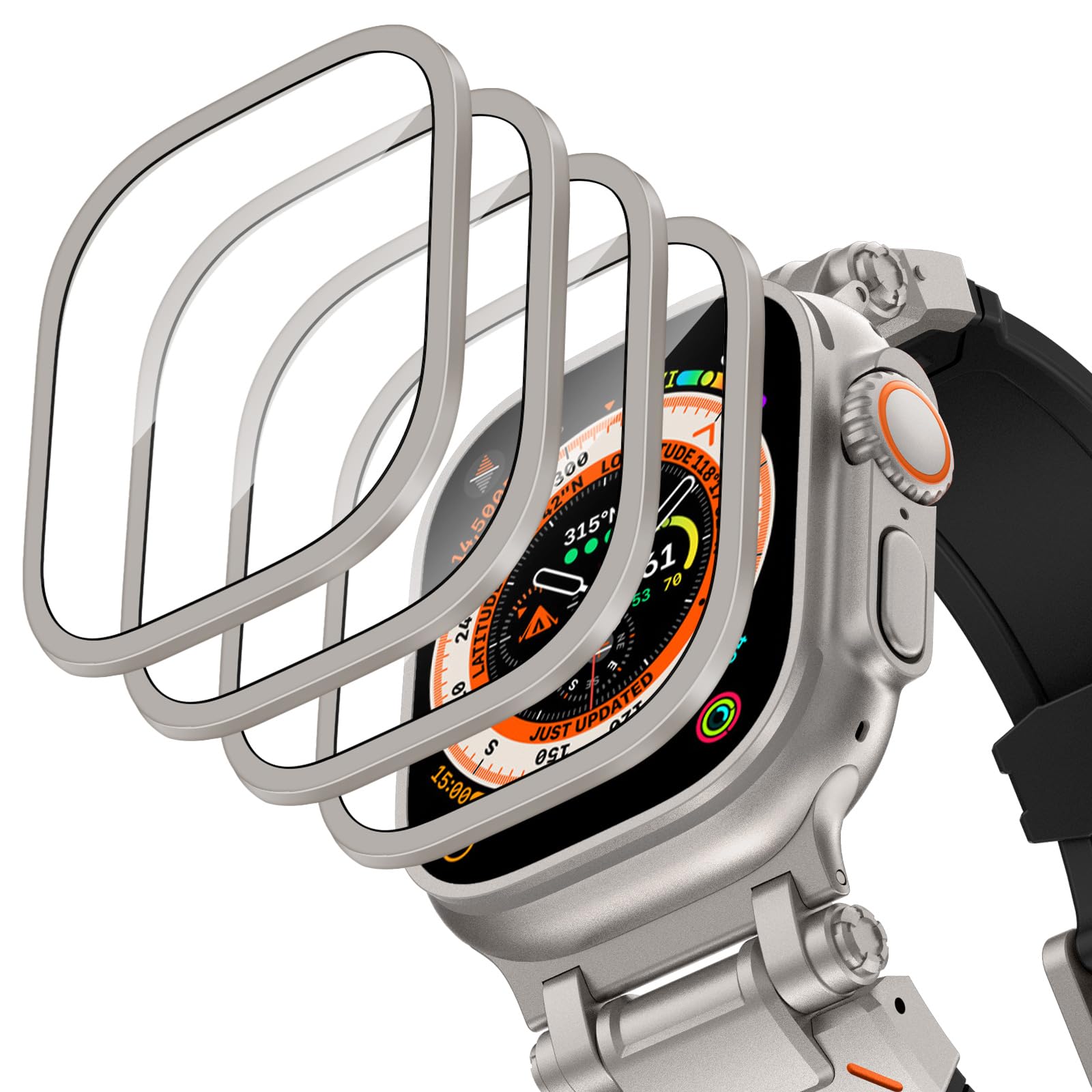 Aluminium Alloy Case+Tempered  - Smartwatch Watches For Women 리뷰 및 가격