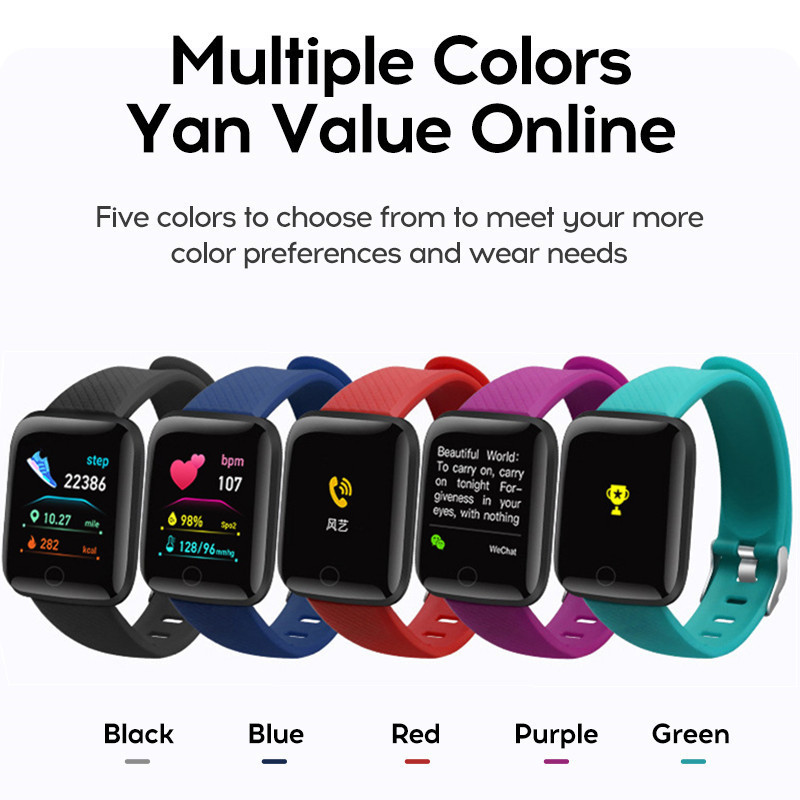 116plus Smart Watch Men Women  - Smartwatch Square Watches For Men 리뷰 및 가격