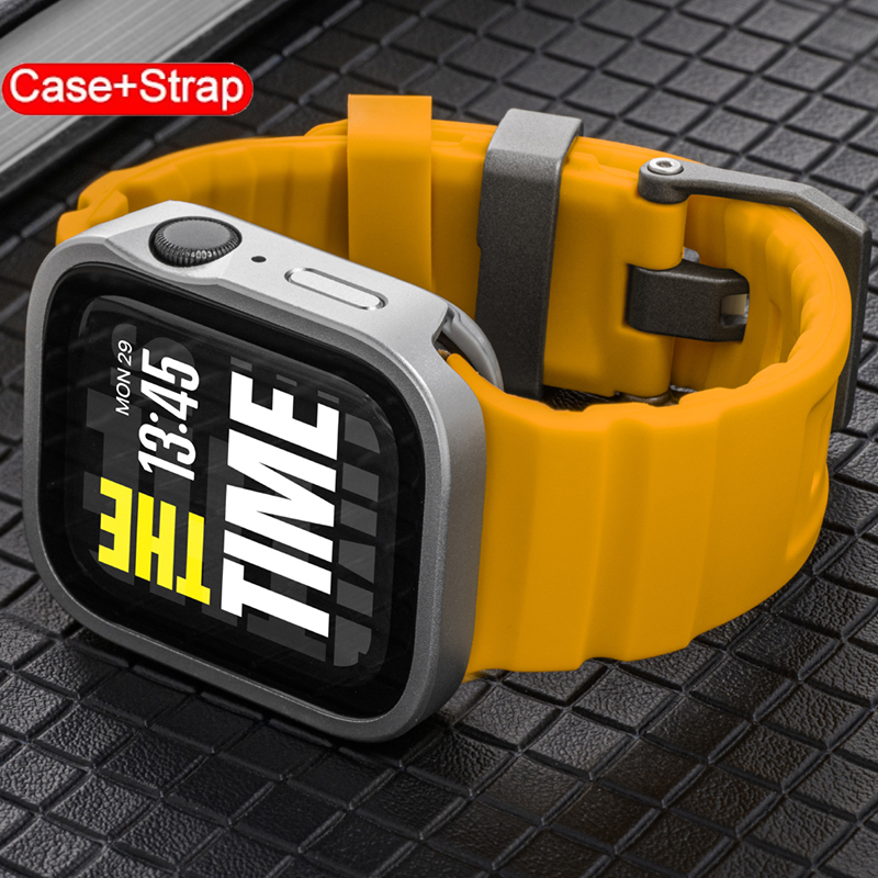 For Apple Watch Waterproof Cas - Silicone Sport Band 리뷰 및 가격