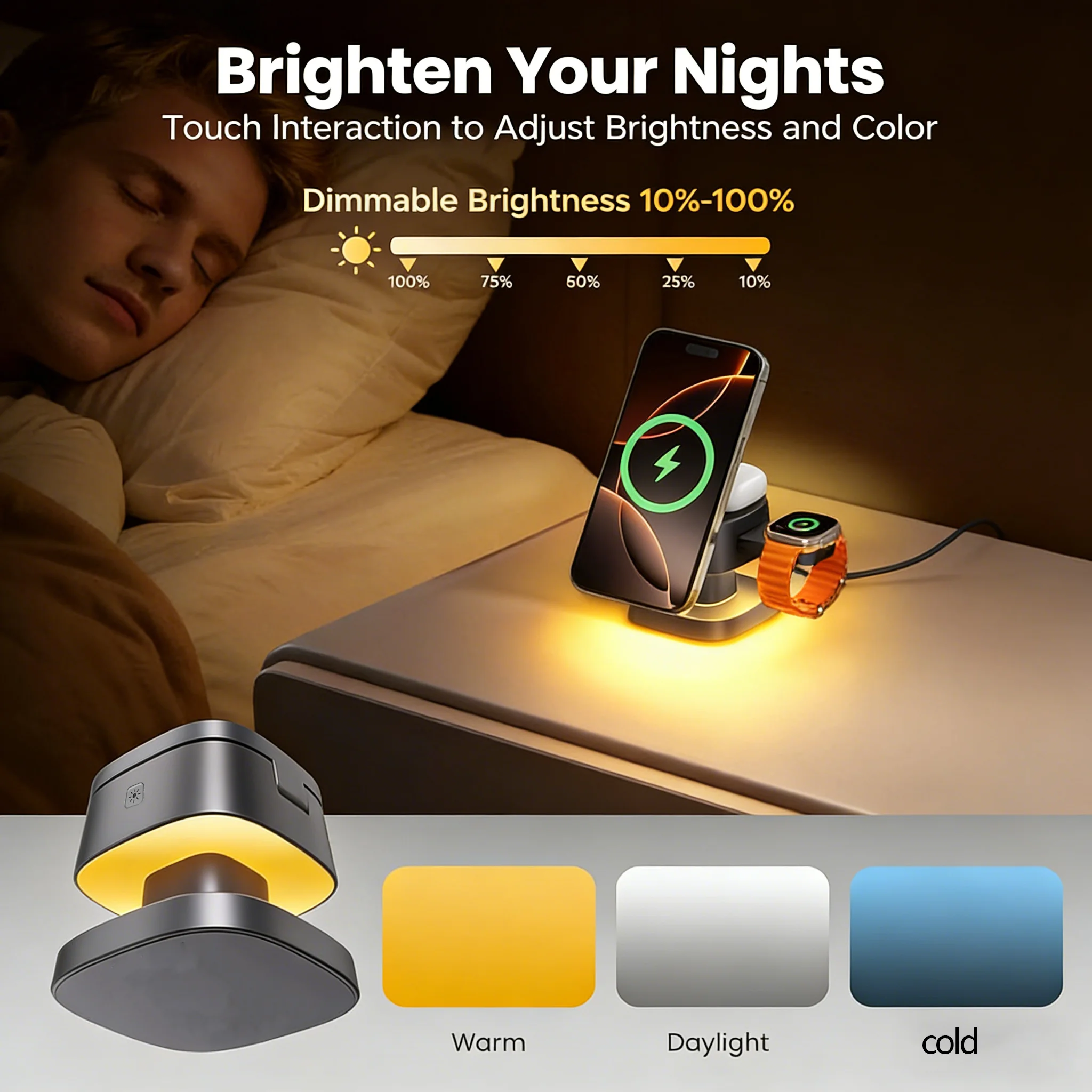 TIMESS Night Light Mashroom Wi - Smartwatch Apple Watch 리뷰 및 가격