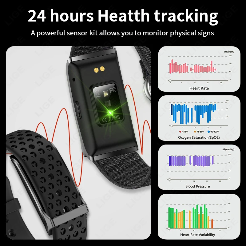 LIGE Couple Smart Bracelet Fit - Couple Watches Smartwatch 리뷰 및 가격