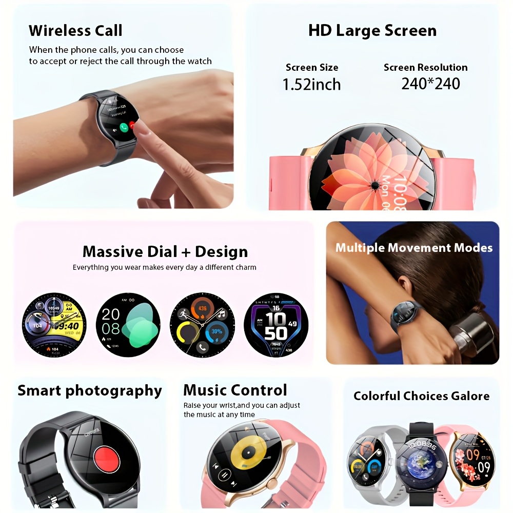 LAXASFIT Outsport Smart Watch  - Smartwatch Watches Gift For Women 리뷰 및 가격