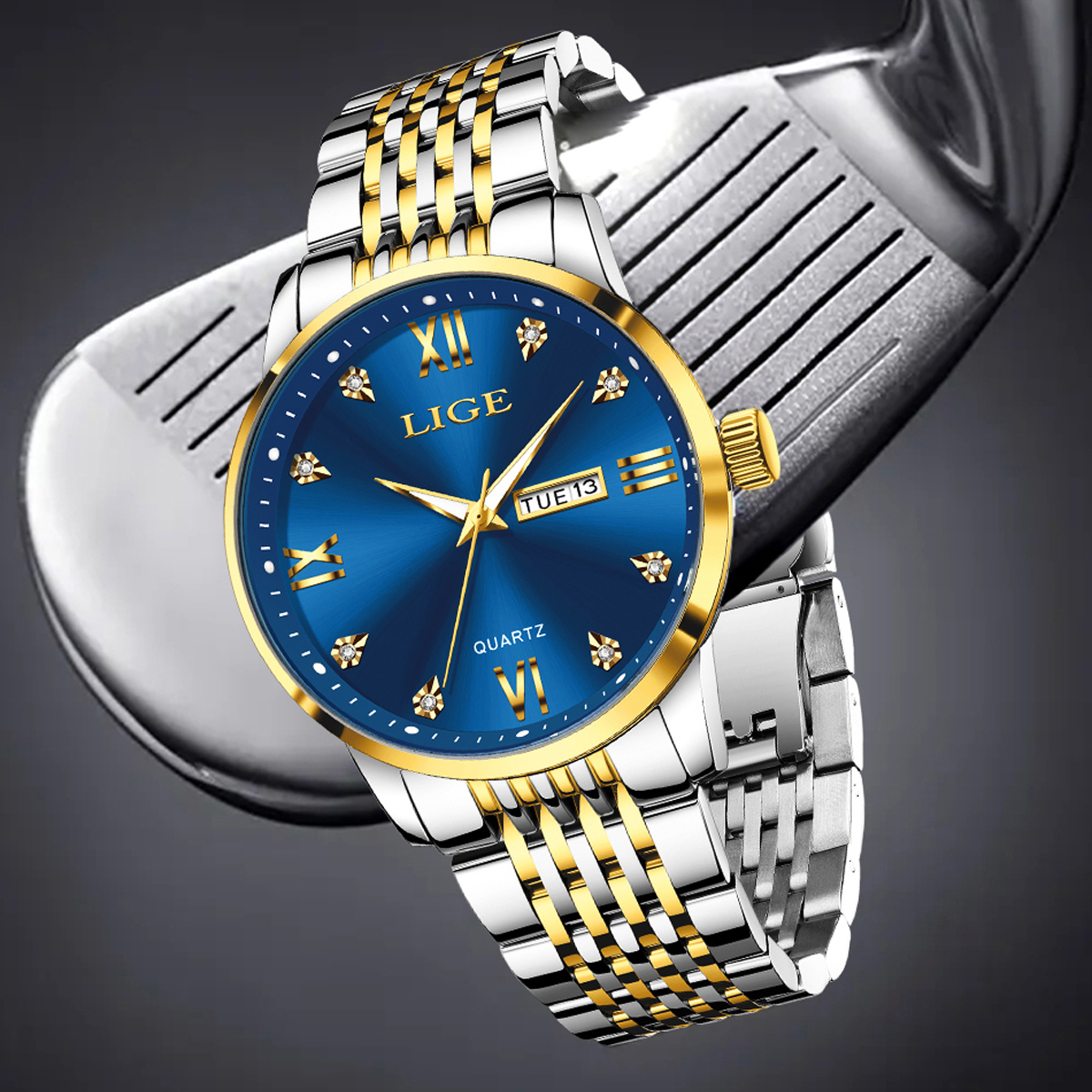 LIGE Men Watch Water Diamond L - Smartwatch Digital Watches For Men 리뷰 및 가격