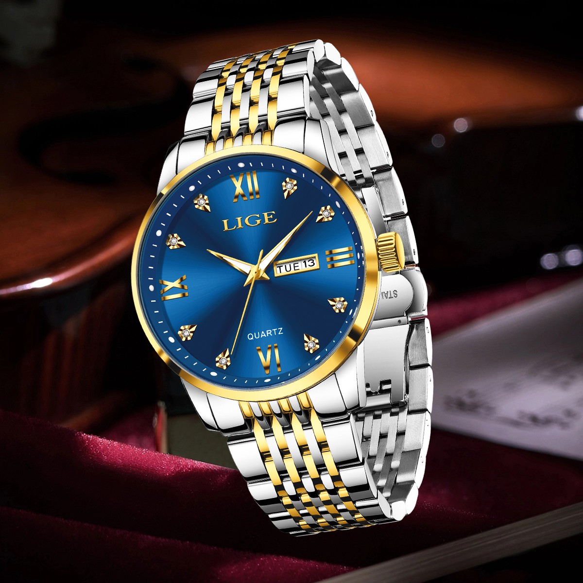 LIGE Men Watch Water Diamond L - Smartwatch Digital Watches For Men 리뷰 및 가격