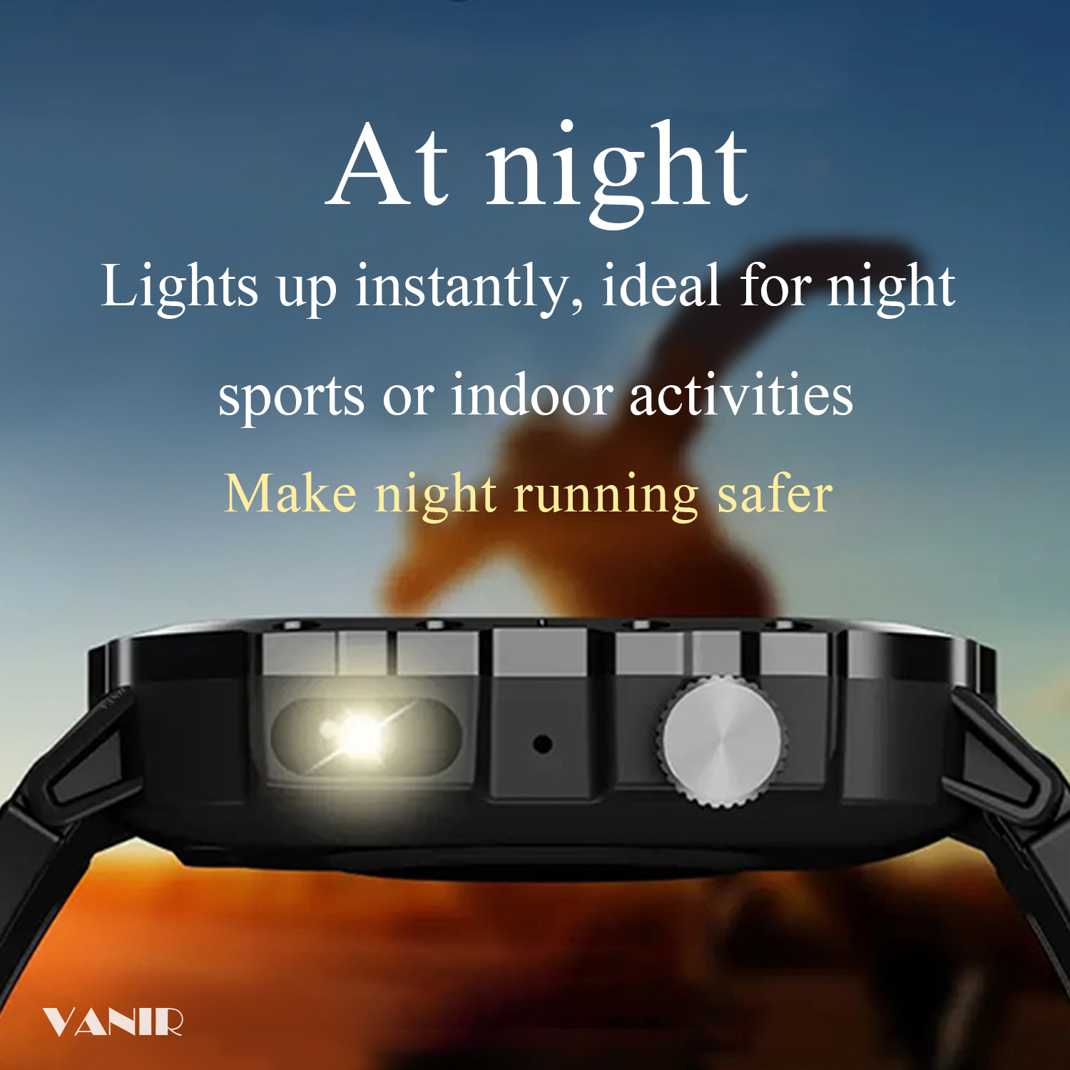 VANIR Bluetooth Smartwatch - M - Smartwatch Square Watches For Men 리뷰 및 가격