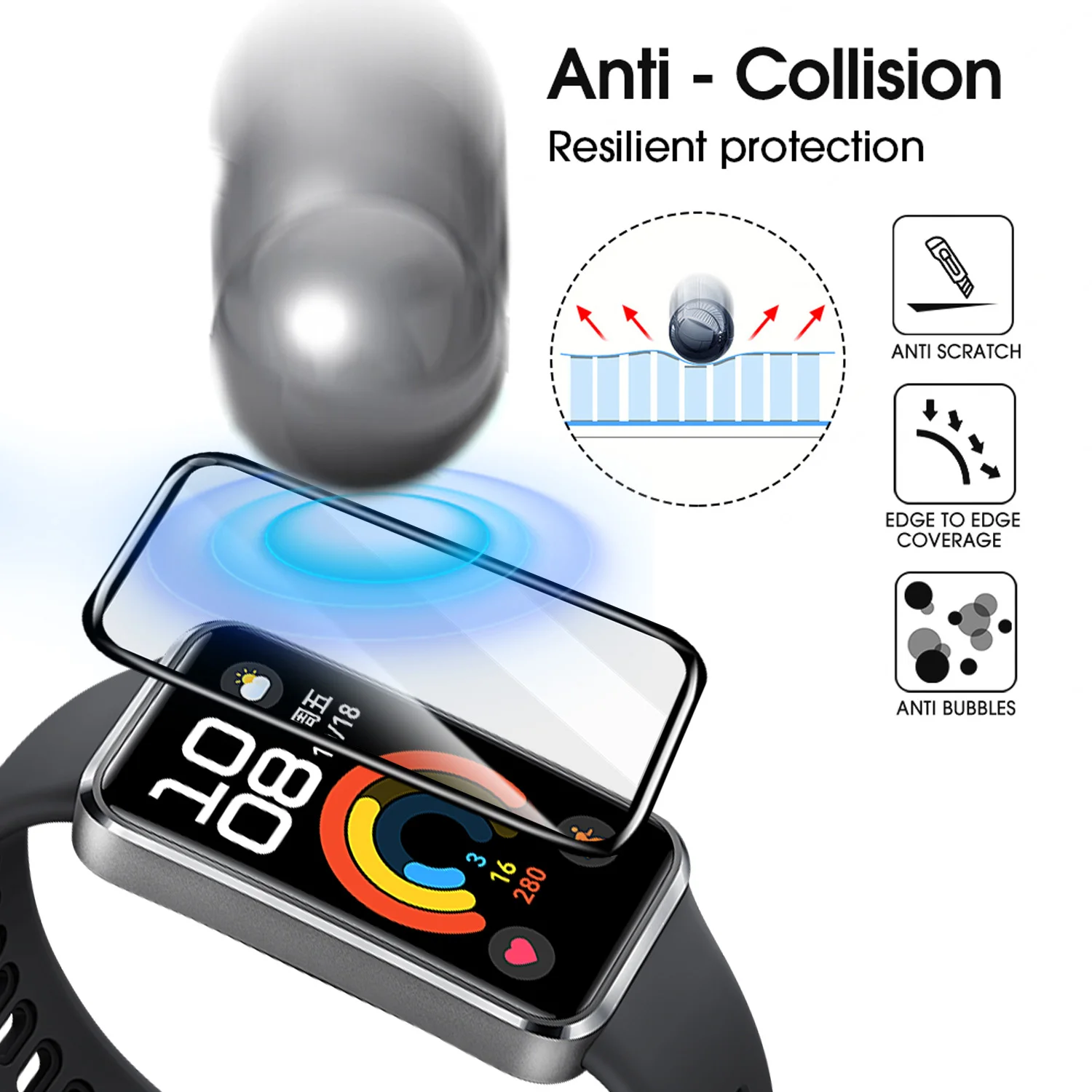 Flexible Screen Protectors for - Smartwatch Watch Huawei 리뷰 및 가격