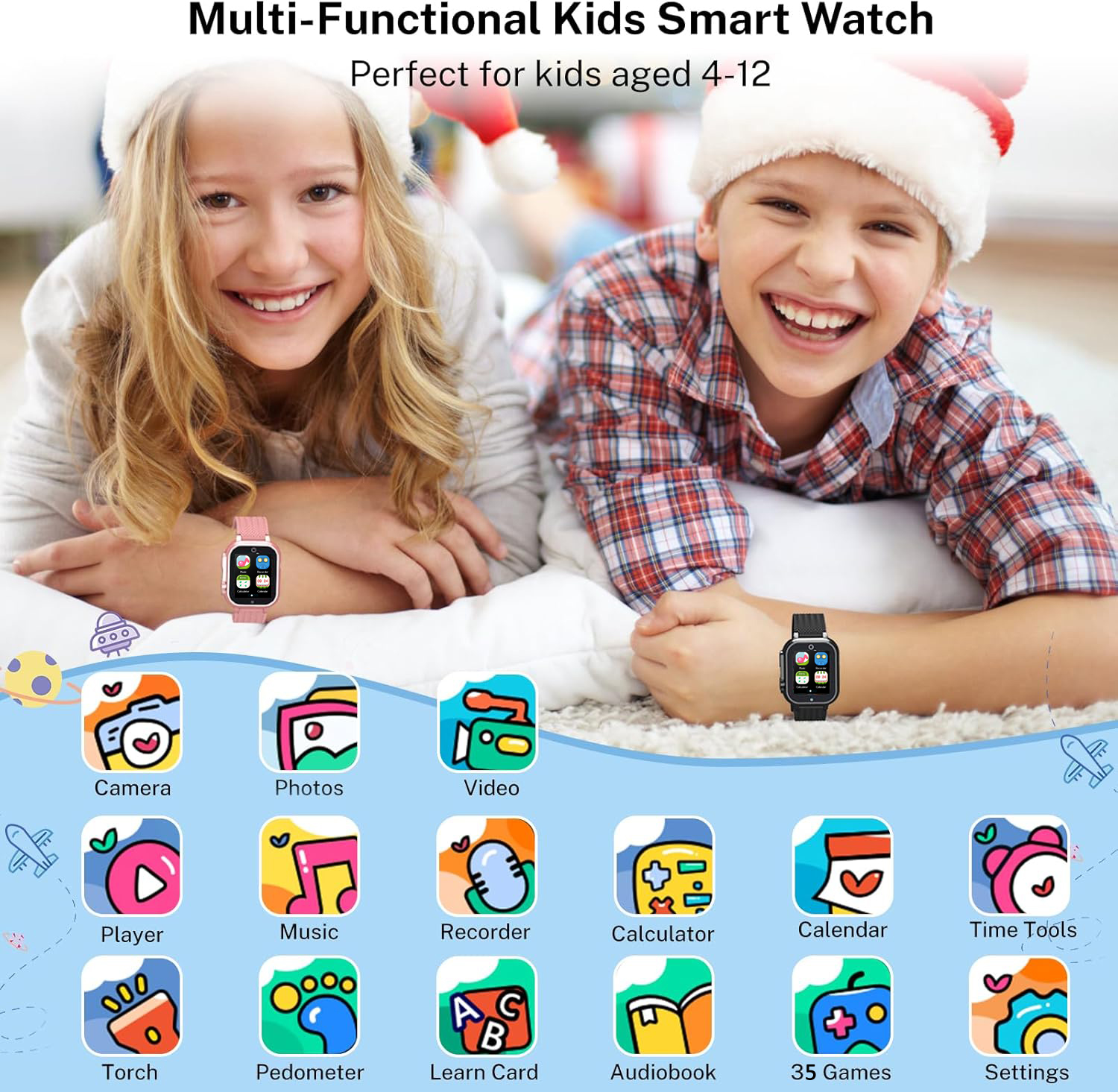 Children Smart Watch 35 Games  - Smartwatch Watches Gift For Boys 리뷰 및 가격