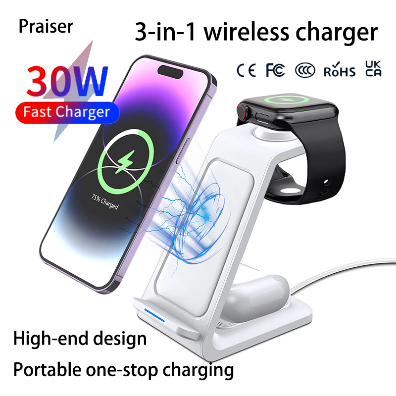15W 3 in 1 Wireless Charger St - Smartwatch Apple Watch 리뷰 및 가격