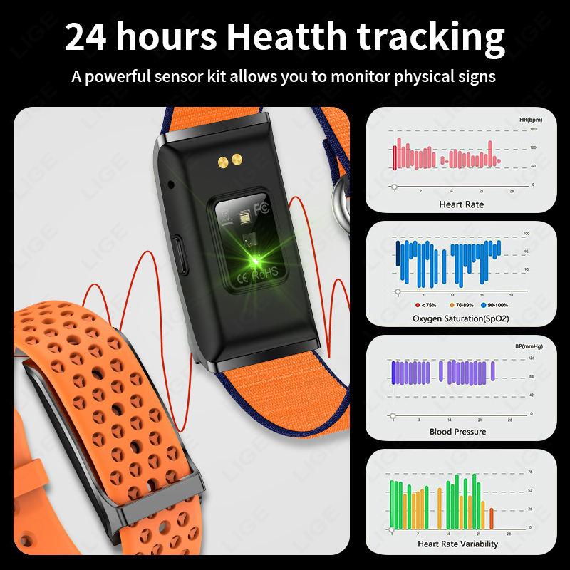 LIGE Call Reminder Smart Brace - Couple Watches Smartwatch 리뷰 및 가격