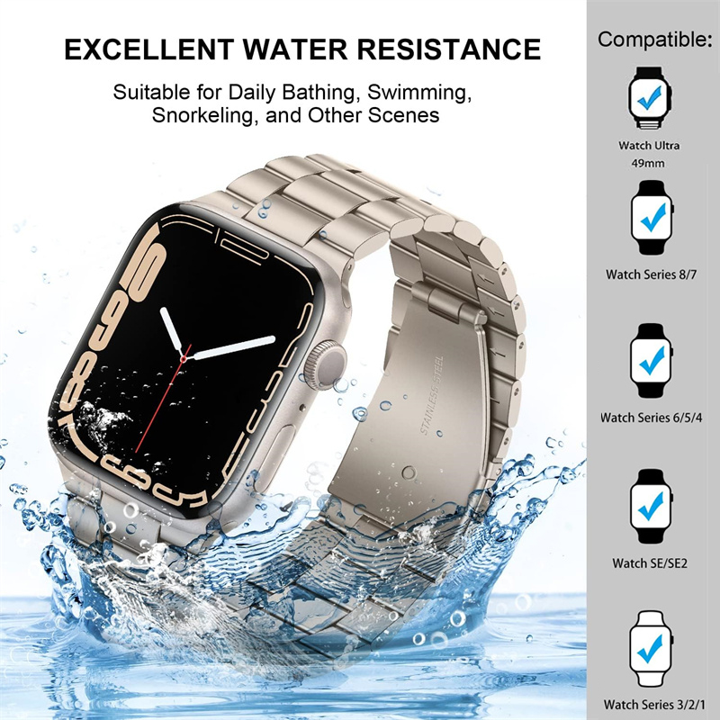 Metal strap For Apple watch Ul - Smartwatch Apple Watches For Men 리뷰 및 가격