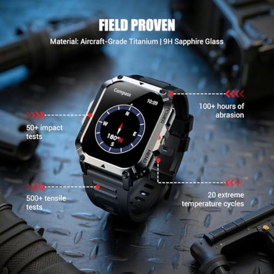 Military Tactical Smart Watche - Smartwatch Military Watches For Men 리뷰 및 가격