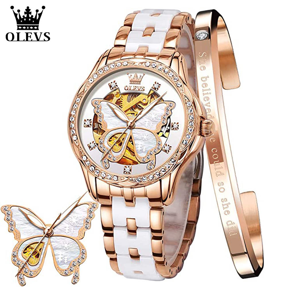 OLEVS Women's Automatic Watche - Skeleton Mechanical Watch 리뷰 및 가격